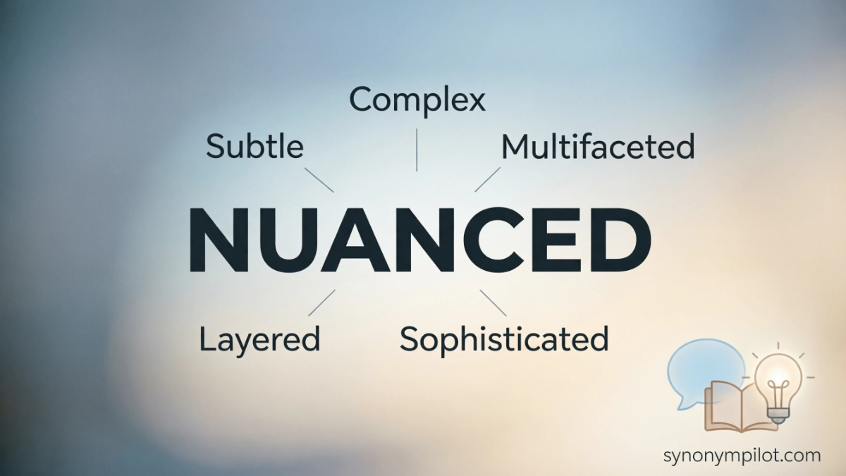 Synonyms for Nuanced