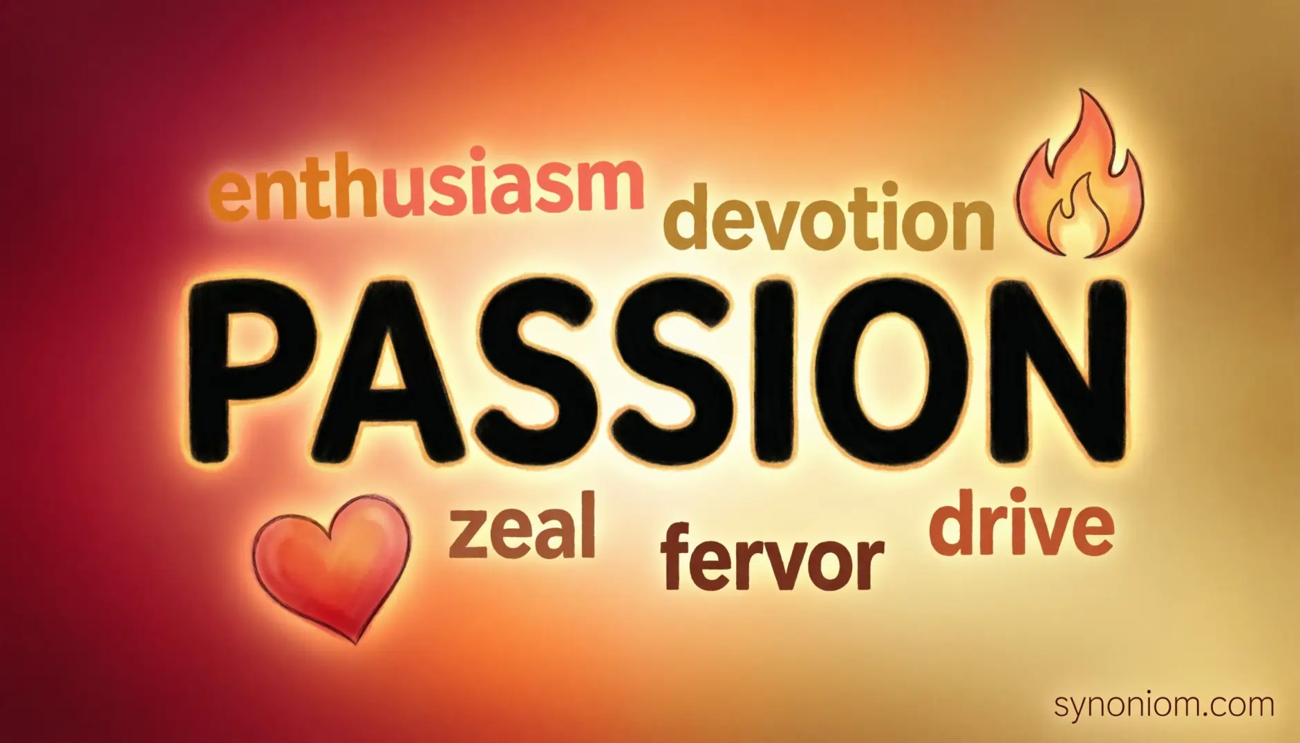 Synonyms for Passion
