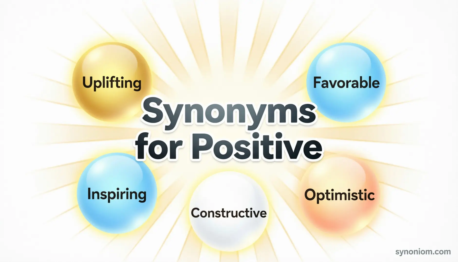 Synonyms for Positive