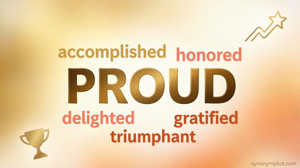 Synonyms for Proud