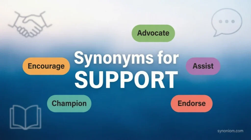 Synonyms for Support