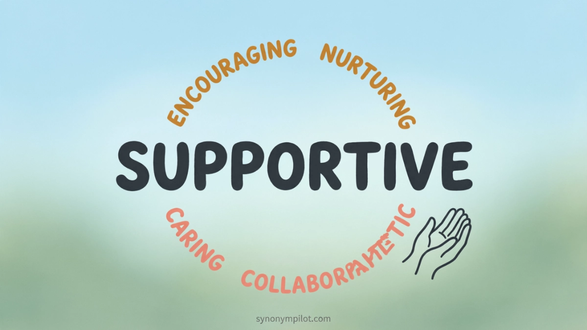 Synonyms for Supportive