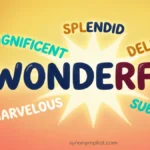 Synonyms for Wonderful